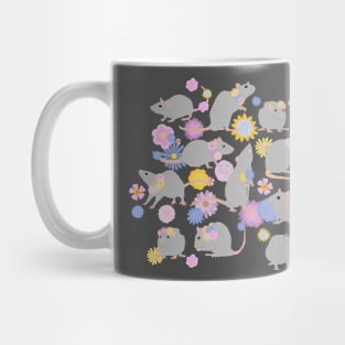 Rats and flowers Mug